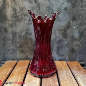 فروش عمده گلدان شیشه ای طرح لبه دالبری