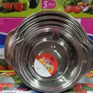 فروش عمده آبکش استیل 4 عددی KORKMAZ