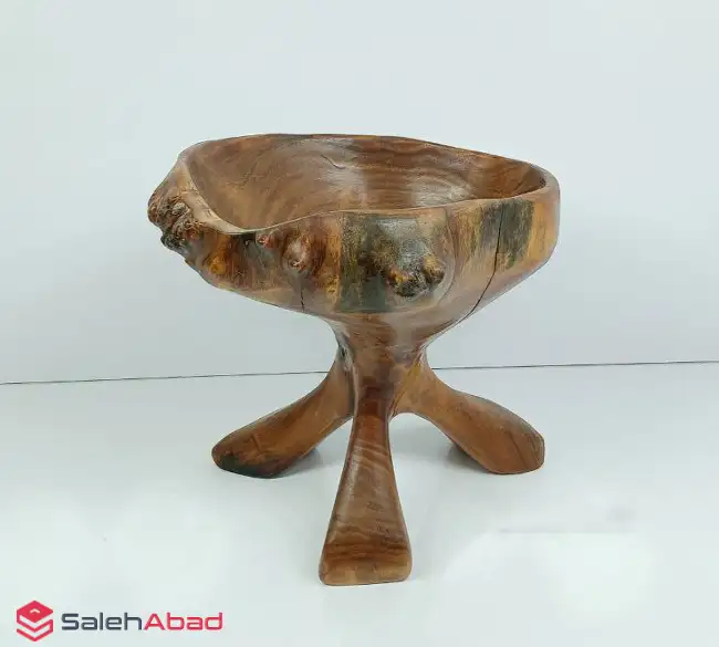 فروش عمده آجیل خوری چوبی روستیک 3 پایه