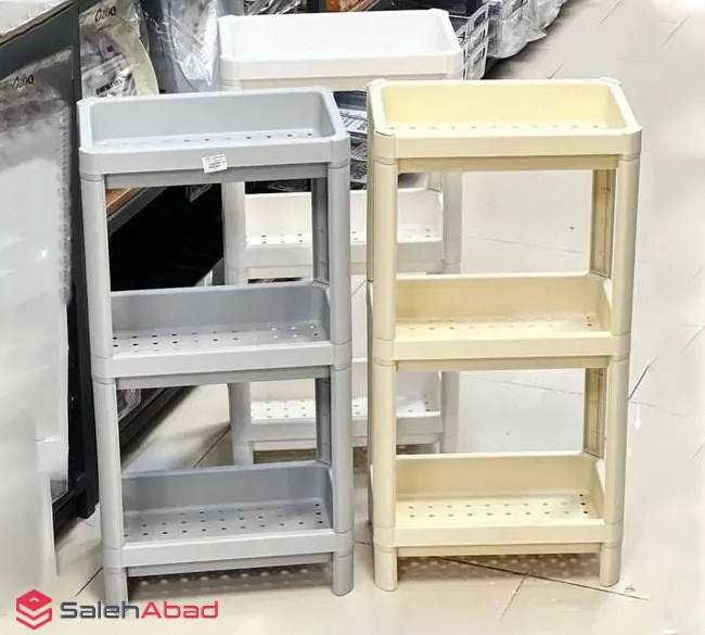 فروش عمده جا پیازی پلاستیکی مدل 3 طبقه