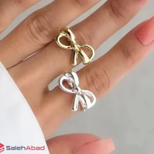 فروش عمده انگشتر زنانه طرح پاپیون