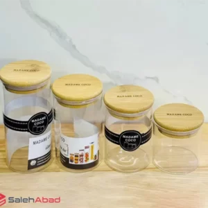 فروش عمده مینی بانکه پیرکس استوانه MADAME COCO