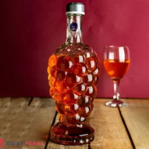 فروش عمده بطری آب شیشه ای مدل انگوری