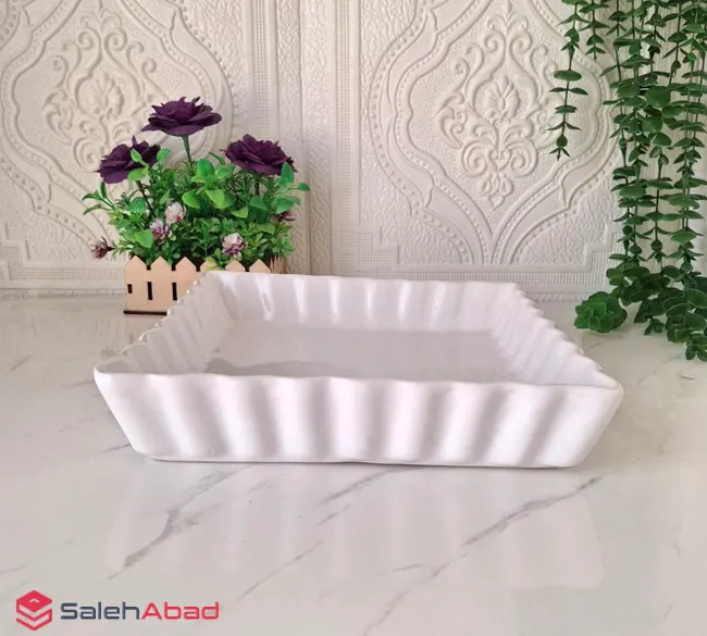 فروش عمده تابه سرامیکی تارت مربعی