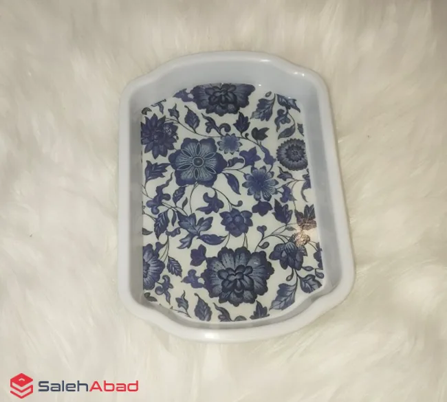 فروش عمده خرما خوری ملامین طرح گل آبی