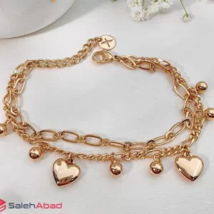 فروش عمده دستبند زنجیری آویز دار قلبی XUPING