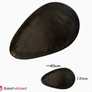فروش عمده دیس ملامین مشکی مدل سنگکی