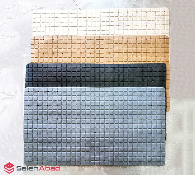 فروش عمده زیر دوشی طرح مربع PVC