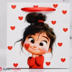 فروش عمده ساک هدیه دستی کودک طرح دختر