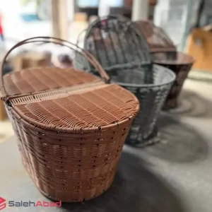 فروش عمده سبد پیک نیک طرح حصیربافت