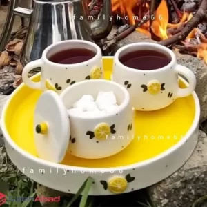 فروش عمده ست چای خوری دو نفره لیمو