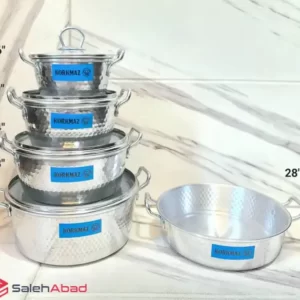 فروش عمده ست قابلمه روحی 9 پارچه کرکماز