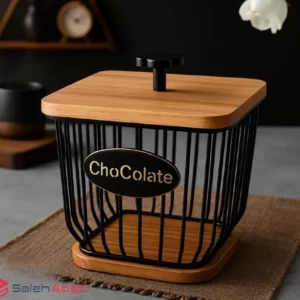 فروش عمده شکلات خوری فلزی طرح بلوط