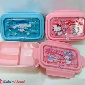 فروش عمده ظرف غذا مستطیل فانتزی 3 خانه