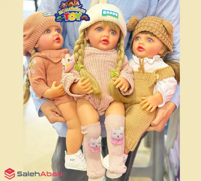 فروش عمده عروسک سیلیکونی دختر سخنگو