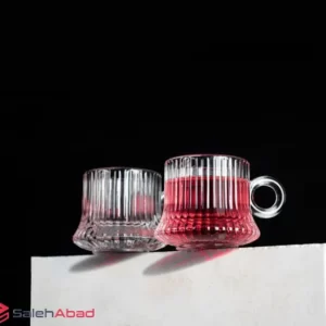 فروش عمده فنجان بلور کاوه سانتورینی