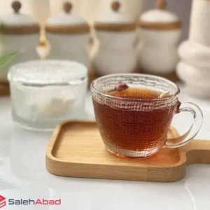 فروش عمده فنجان چای خوری شیشه ای نویا