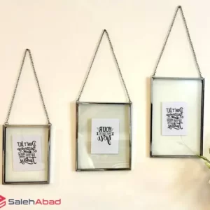 فروش عمده قاب عکس دیواری فلزی زنجیر دار