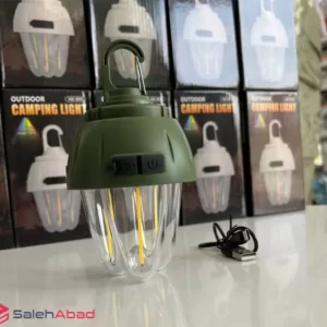 فروش عمده لامپ شارژی قلاب دار کمپینگ