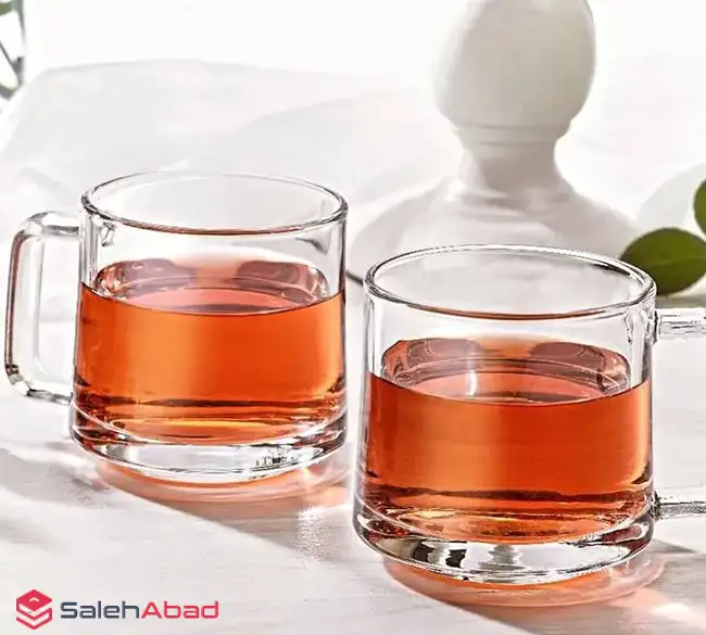 فروش عمده نیم لیوان زنگان گلس مدل دیانا