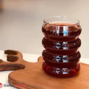 فروش عمده لیوان پیرکس بدون دسته مدل فنری