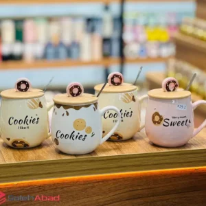 فروش عمده ماگ سرامیکی درب دار طرح دونات