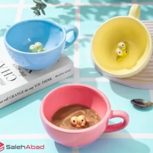 فروش عمده ماگ داخل عروسکی طرح قورباغه