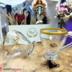 فروش عمده سرویس فنجان لب طلا گل رز الیزه