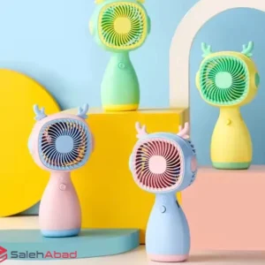 فروش عمده مینی پنکه فانتزی طرح گوزن