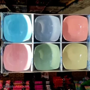 فروش عمده پیاله سرامیکی رنگی مربعی
