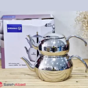 فروش عمده ست کتری و قوری لوله ای KORKMAZ