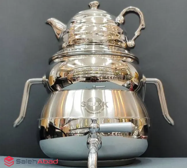 فروش عمده کتری قوری استیل کف چدن SLUXK