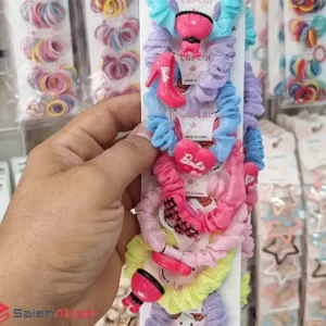 فروش عمده کش مو حریر طرح باربی