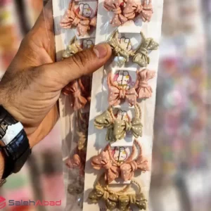 فروش عمده کش مو دخترانه جفتی طرح پاپیون