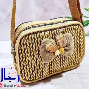 فروش عمده کیف دوشی کنفی طرح پاپیون