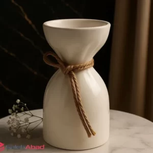 فروش عمده گلدان سرامیکی مدل ساعت شنی