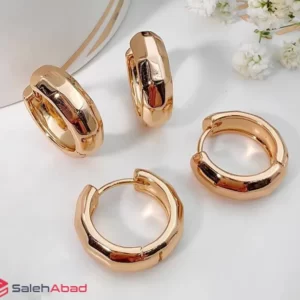 فروش عمده گوشواره حلقه ای طلایی XUPING