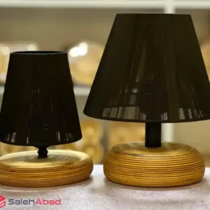 فروش عمده آباژور شید مکرومه پایه چوبی