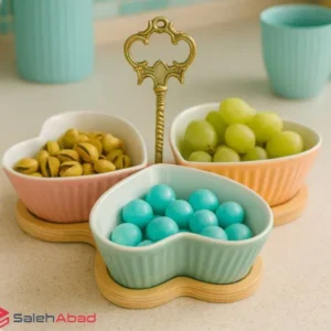 فروش عمده اردو خوری قلبی زیر چوبی 3 خانه