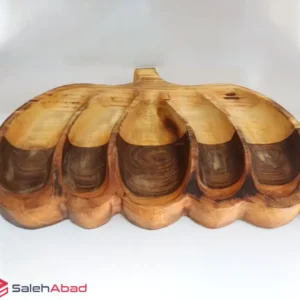 فروش عمده اردو خوری چوبی طرح کدو 5 خانه