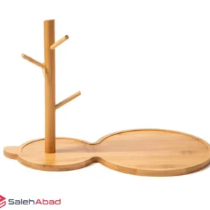 فروش عمده استند فنجان و نعلبکی چوبی