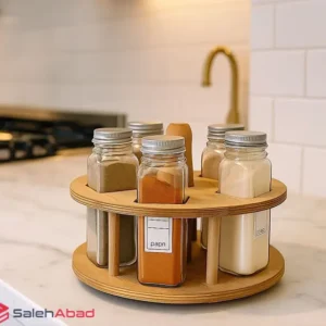 فروش عمده شیشه مکارتی با استند چرخشی