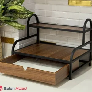 فروش عمده استند چوبی فلزی کشو دار