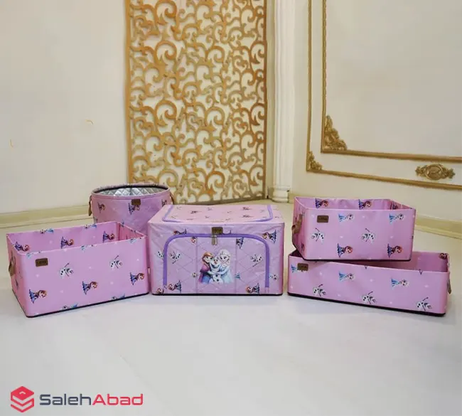فروش عمده باکس لباس 5 تکه طرح فروزن لیپار
