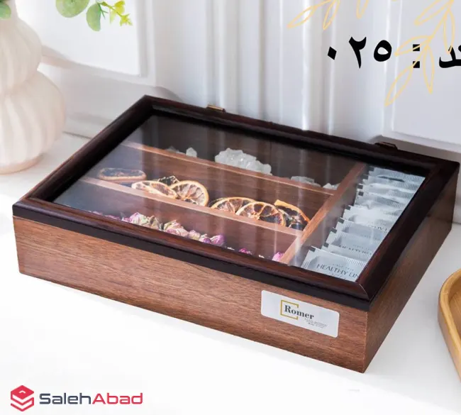 فروش عمده تی بگ پذیرایی چوبی 4 خانه