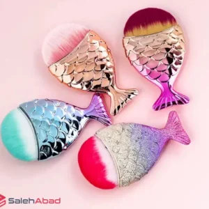 فروش عمده براش آرایشی رژگونه طرح ماهی