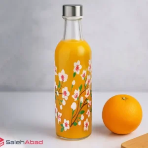 فروش عمده بطری بلور کاوه گلدار درب فلزی