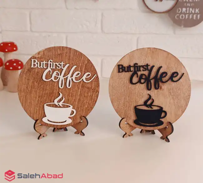 فروش عمده تابلو چوبی کافی رومیزی