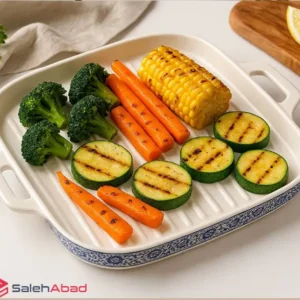 فروش عمده تابه سرامیکی گریل دسته دار