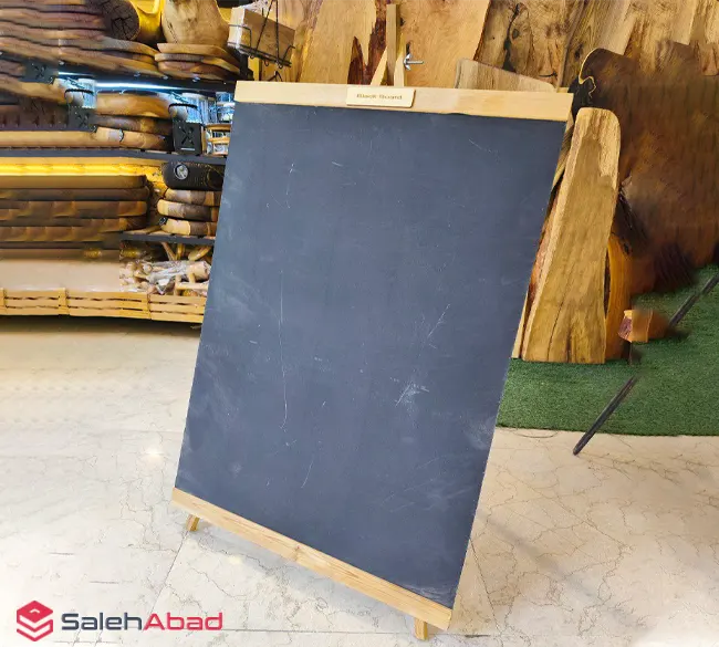 فروش عمده تخته سیاه بزرگ استند چوبی